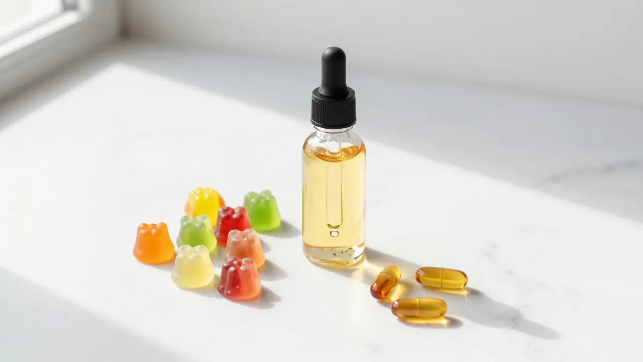 Bezpečné alternativy CBD: olej, guma a kapsle
