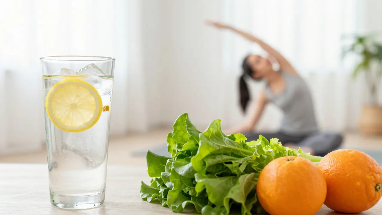 Pití vody a pohyb jako podpora přirozené detoxikace