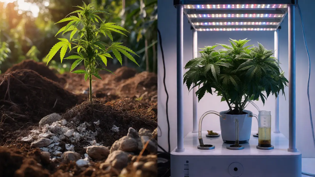 Srovnání organického pěstování v půdě a hydroponie