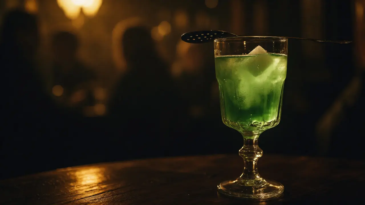 Absinthe a kocovina: Mýtus, fakta a jak přežít zelenou hodinu